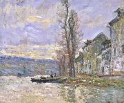 Claude Monet River at Lavacourt Spain oil painting artist